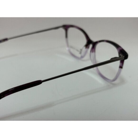 Adin Thomas - AT-504 C1 51-15-137 Purple Tortoise Plastic Eyeglass Frames - Picture 5 of 9